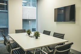 The small green room, meeting room at iShare coworking space, image 1