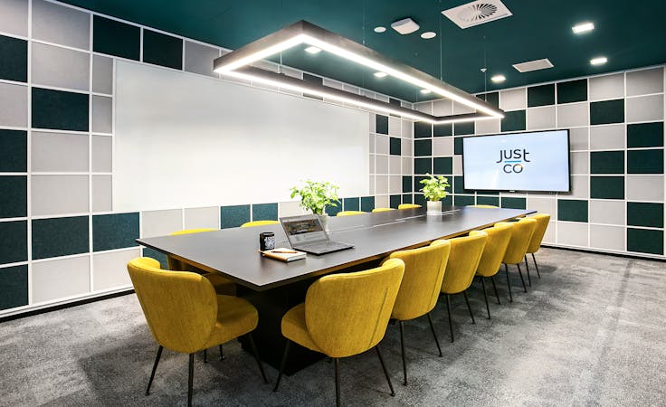 Just Conquer, meeting room at JustCo Pitt Street, image 1