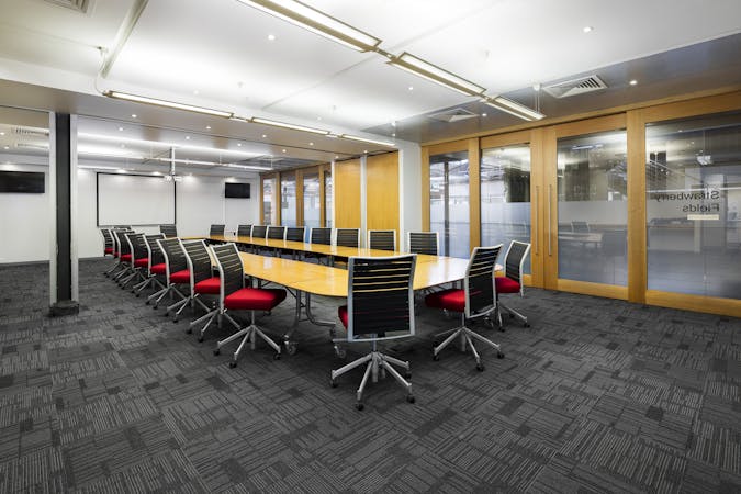 Strawberry Fields Large | 26 Person Boardroom, meeting room at 90 Maribyrnong Street, image 1