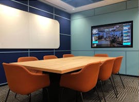 Just Innovate, meeting room at JustCo 447 Collins Street, image 1