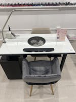 Nail Desk and Pedicure Station, multi-use area at mister beauty, image 1