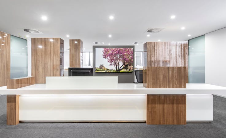 Move into ready-to-use open plan office space for 15 persons in Regus 90 Collins Street, serviced office at 90 Collins Street, image 4