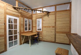 Wooden studio space, ideal for jewellery making, image 1