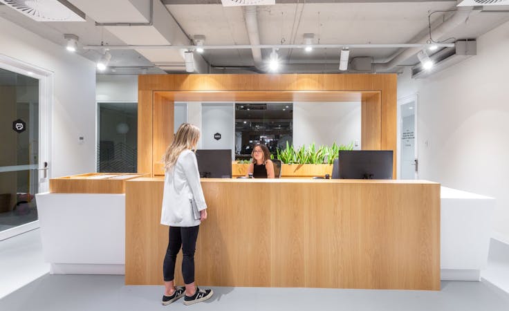 Meet, work or collaborate in a professional Spaces One MQ business hub, serviced office at Spaces One Melbourne, image 1