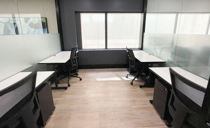 Internal 4 Desk Office, private office at Christie Spaces Walker Street, image 1