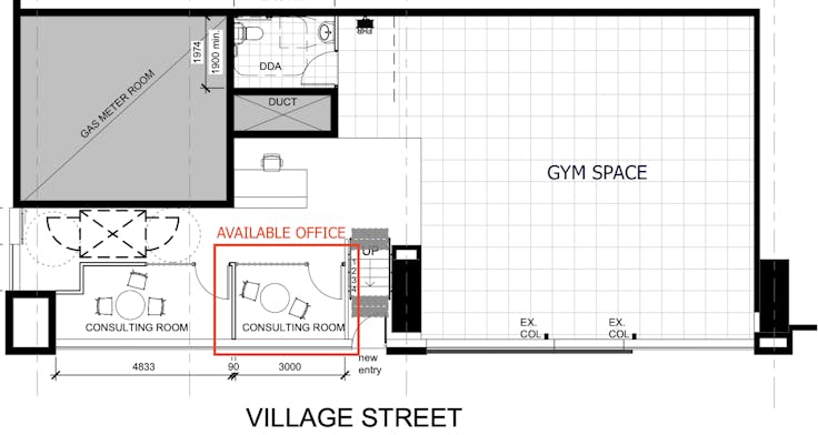 Office Space within PT Studio, private office at Tribute Docklands - Private Office within a Personal Training Studio, image 2