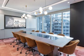 Just Inspire Boardroom , meeting room at JustCo King Street Sydney, image 1