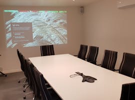 12-person boardroom space, perfect for formal presentations, image 1