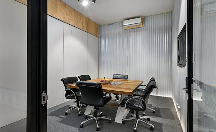 This space has everything you may need to host your next team meeting, image 1