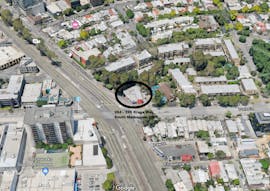 High Exposure - King’s Way - storage w car parks, multi-use area at 286-294 Kings Way, Sth Melb (north facing on the corner of Park St) - up to 300,000 cars per day, image 1