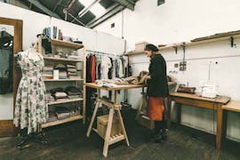 $109/Week Private Artist & Craftspeople Studio Space in Sustainably Made Collaborative Warehouse Work Space near Newtown, creative studio at Nauti Studios Forest Lodge, image 1