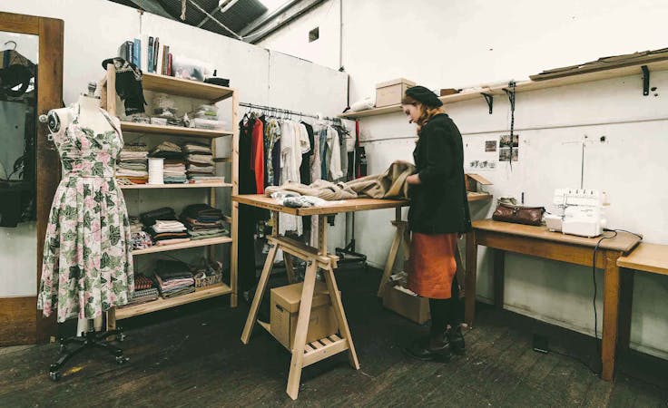 $179/week Artist & Craftsperson Private Lockable Studio in Sustainably Made Collaborative Warehouse Work Space near Newtown, creative studio at Nauti Studios Stanmore, image 1