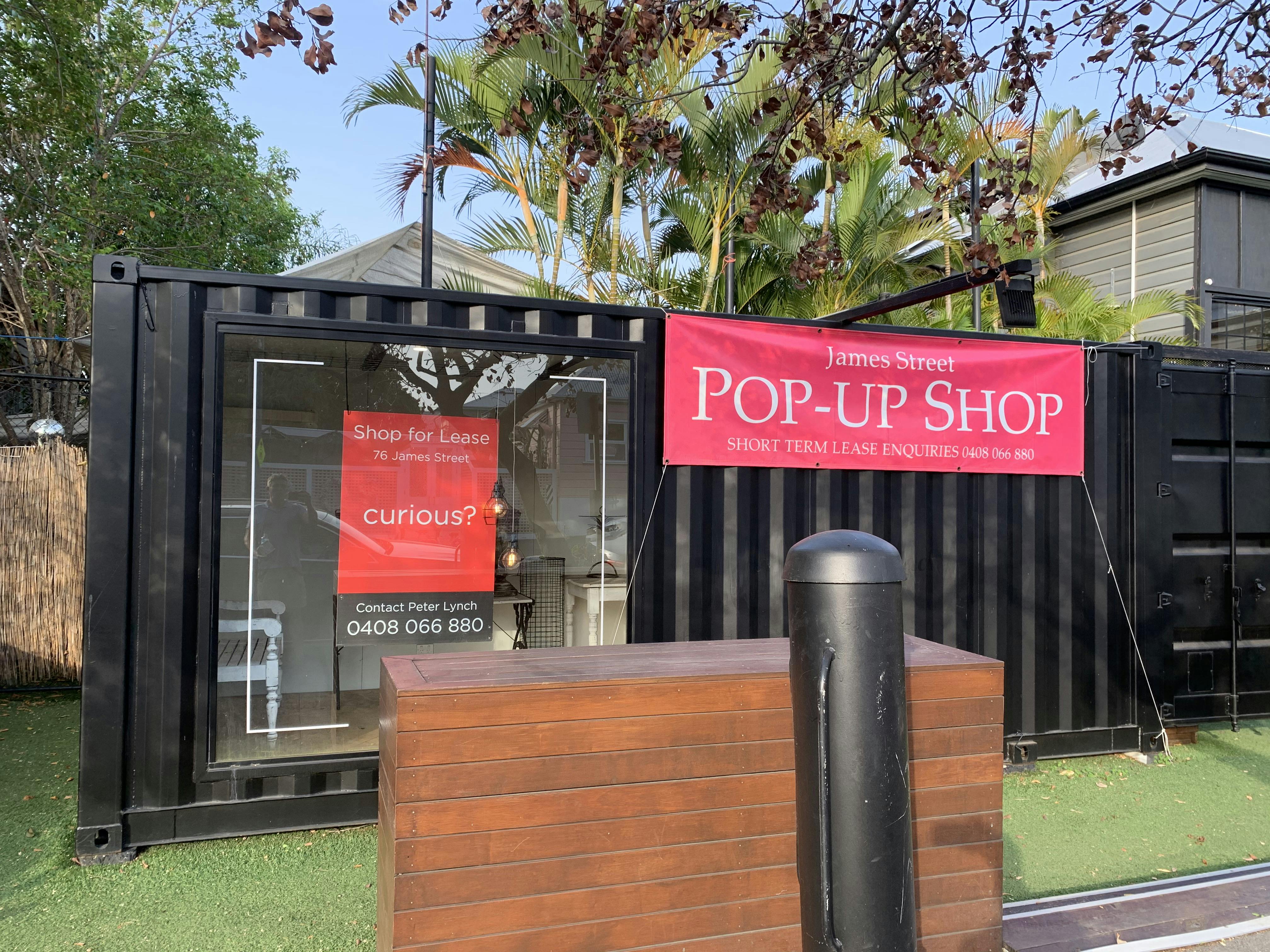 Popup shop at James Street Popup Shop Popup Shop Spacely